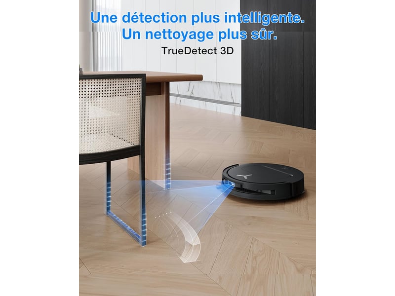 ECOVACS DEEBOT T50 Omni Gen3 Set Robot Aspirateur Laveur, 25000Pa, TruEdge 2.0, ZeroTangle 3.0, 81mm 25000Pa, AIVI 3D 2.0, 81mm - Conforama W