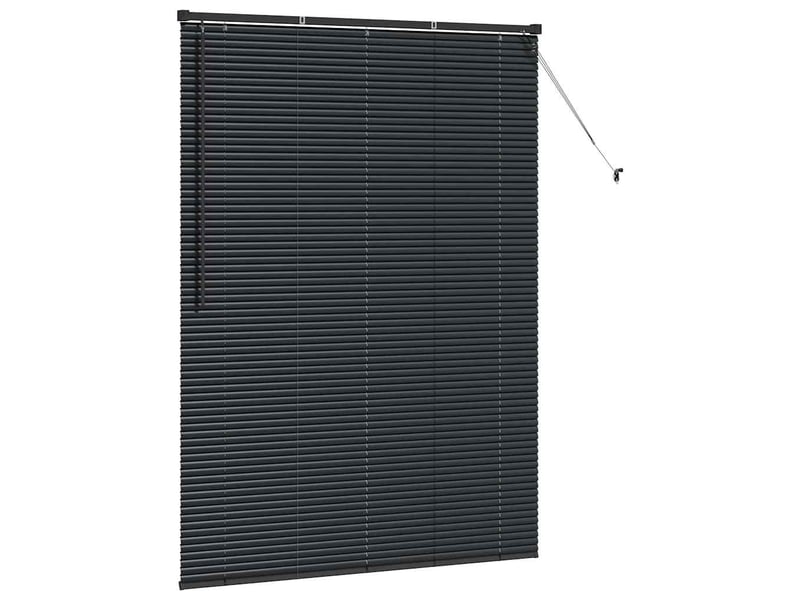  Store vénitien, store de fenêtre noir 175 x 135 cm 25 mm aluminium cf48121  - Conforama E
