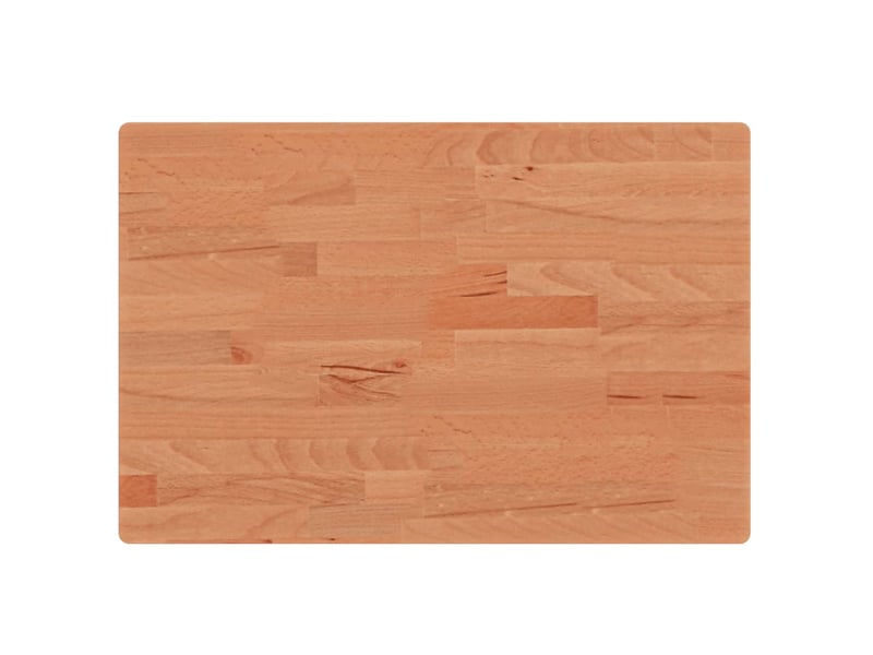  Comptoir de salle de bain, plan de travail 60x40x2,5 cm bois massif de hêtre cf65746  - Conforama A