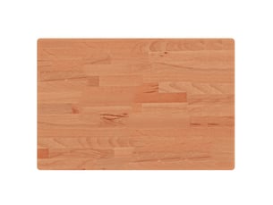 Comptoir de salle de bain, plan de travail 60x40x2,5 cm bois massif de hêtre cf65746