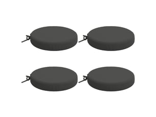 Lot de 4 coussins de siège, coussins d'assise soest 100 % polyester cf60288