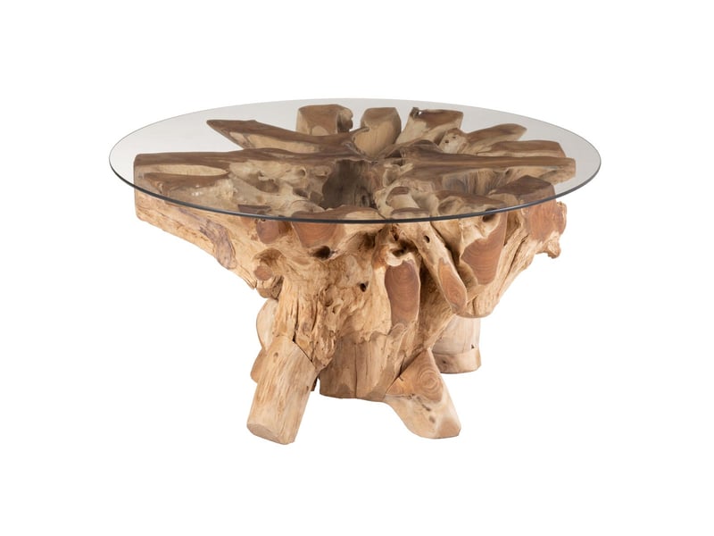  Table basse en bois raoul 90cm naturel  - Conforama A