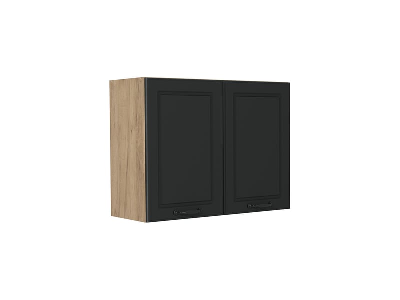 Vicco armoire en verre, anthracite campagnechêne doré, 80cm - Conforama A