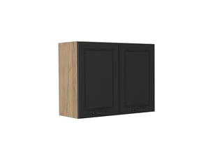 Vicco armoire en verre, anthracite campagnechêne doré, 80cm