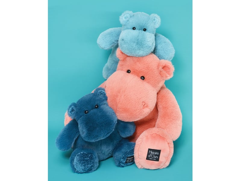  Peluche hippo hip hug terracotta - 40 cm  - Conforama D