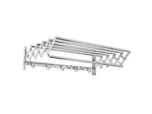 Rack de serviette rétractable en acier inoxydable, porte serviette de bain, organisateur