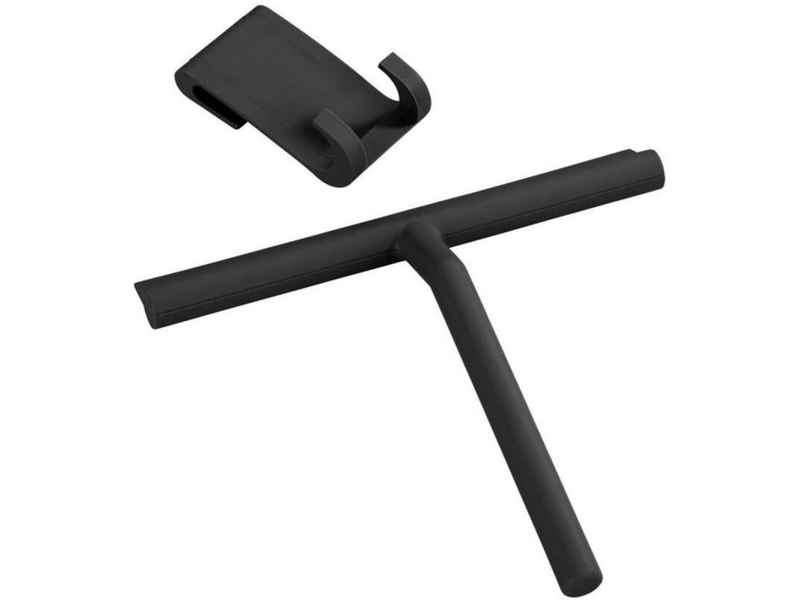  Raclette de salle de bain de silicone noire  - Conforama E