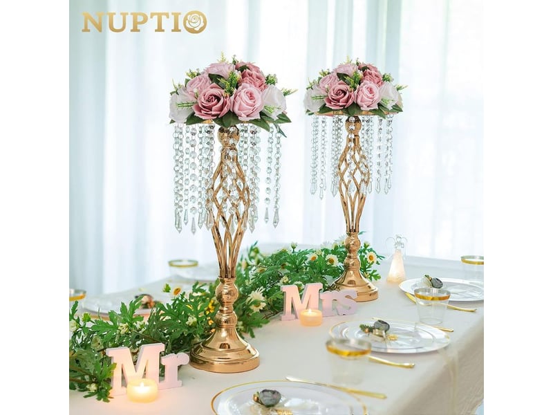 Centres de table de fleurs artificielles - 2 pièces rose poussiéreux boules fausses fleurs 24cm diamètre - arrangement fausses roses soie pour décorations centre de table fête mariage - Conforama D