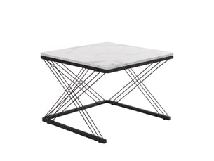 Table basse  coloris blanc  evarich