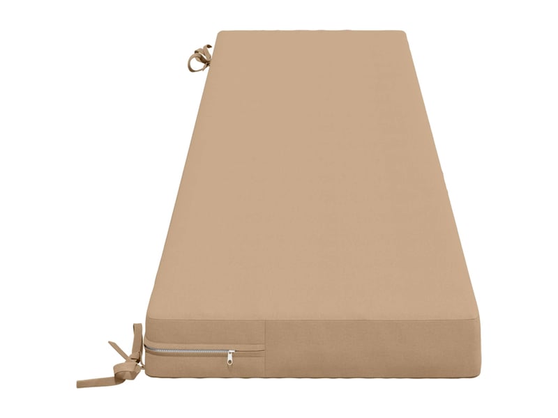 Coussin de banc, coussin d'assise, coussin de canapé soest 100 % polyester sable 180 x 40 x 8 cm cf53561 - Conforama D