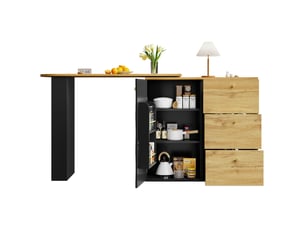 Bar coloris noir <strong>FLORAGRACE</strong> <strong></strong> - 204 cm