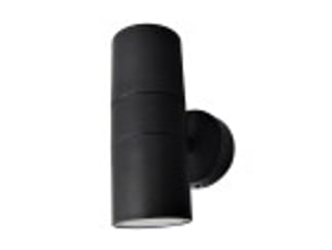 Applique extérieure fabrilamp becala coloris noir 2 x gu10 ip44 15,2 x 7,3 x 11,3 cm