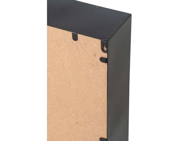 Horloge murale triptyque dagny 225cm noir  - Conforama E