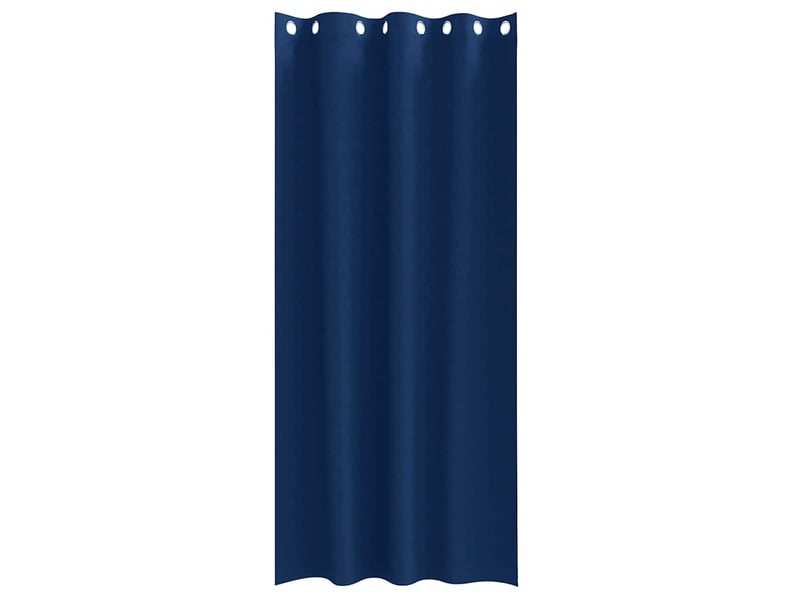  Lot de 2 rideaux occultants, rideaux black-out avec anneaux bleu foncé 260 x 140 cm cf44605  - Conforama D