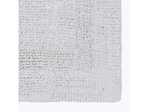 Homescapes tapis de bain long en coton, 40 x 100 cm – blanc