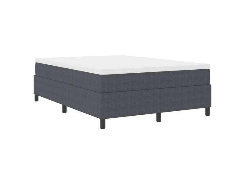  Lit double- lit adulte -  cadre de lit plateforme gris foncé 140 x 200 cm  - Conforama C