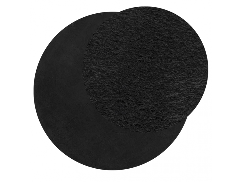  Tapis à poils courts doux lavable noir? 80 cm - comfortxl 375122 - Conforama C