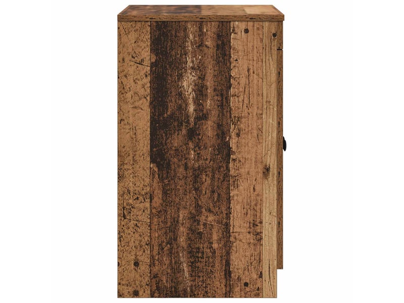  Armoire de salle de bain, meuble de rangement bois ancien 54x41x70 cm shl2444  - Conforama E