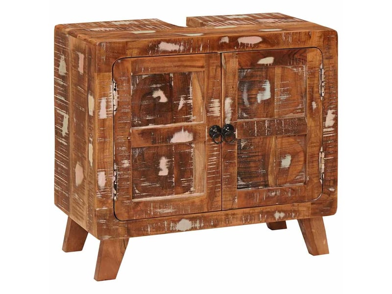  Armoire de salle de bain, cabinet de salle de bain avec étagère avec stockage avec porte cf65016  - Conforama C