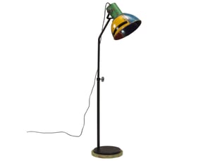 Lampadaire salon, lampe sur pied 25 w multicolore 30x30x100-150 cm e27