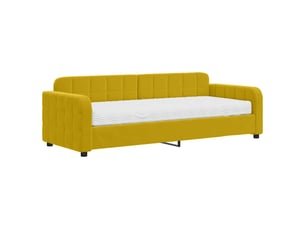 Lit simple 80x200 cm    coloris jaune