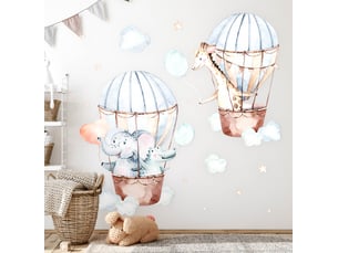 Sticker mural - ballons pastel130x190 cm