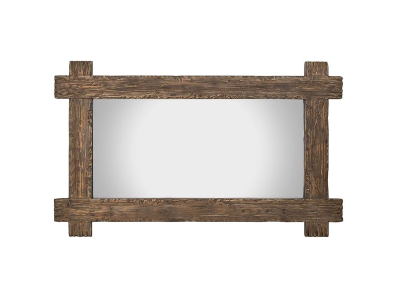  Miroir en bois marron 198x4x120 cm h  - Conforama B