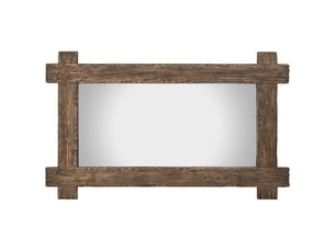 Miroir  à fixer coloris marron <strong>WANDERLUST DECO</strong>  <strong></strong> - 198 cm x 4 cm