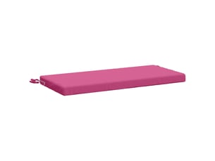 Coussin de banc, coussin d'assise, coussin de canapé soest 100 % polyester rose 60 x 40 x 5 cm cf53476