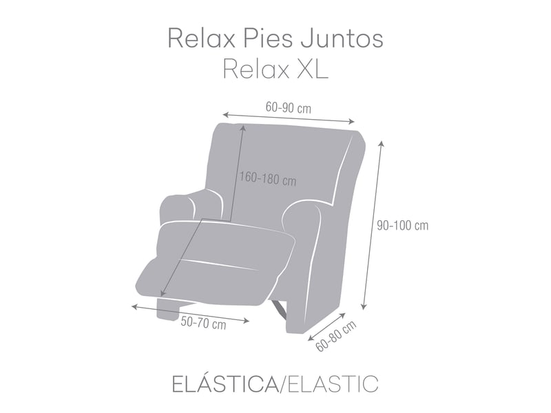 Housse de canapé apollo pieds joints détente c04  - Conforama C
