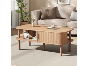 Table basse coloris naturel