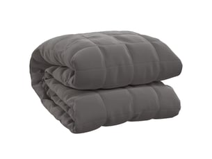Couverture lestée adulte gris 220x260 cm 15 kg tissu shl79247