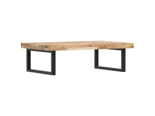 Étagère de vasque | étagère murale acier et bois massif d'acacia shl5213