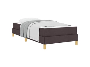 Lit simple 90x190 cm    coloris marron