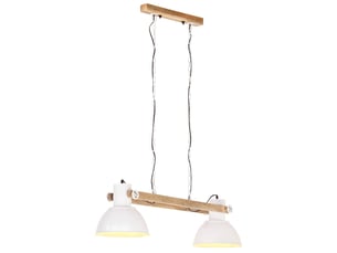 Lampe suspendue, suspension luminaire industrielle 25 w blanc 109 cm e27
