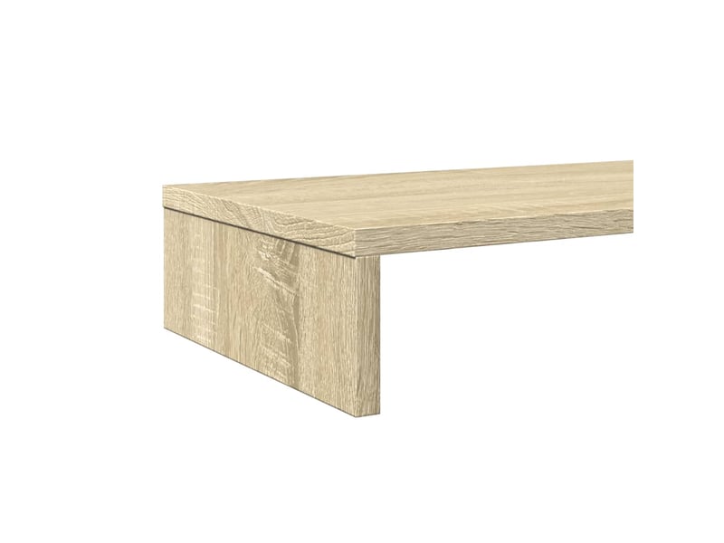  Support de moniteur table meuble bureau sonoma 100 x 27 x 10 cm bois d'ingénierie marron 02_0044975  - Conforama E