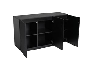 Buffet 3 porte(s) 0 tiroir(s) MERAX buffet noir - 120 cm coloris noir