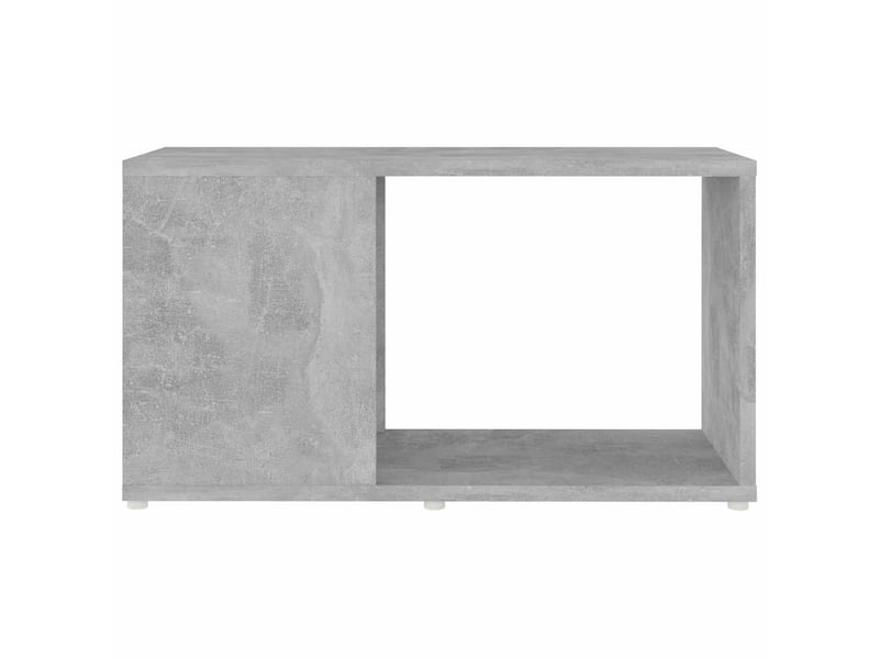  Meuble tv - banc tv - meuble de rangement gris béton 60x24x32 cm bois d'ingénierie  - Conforama D