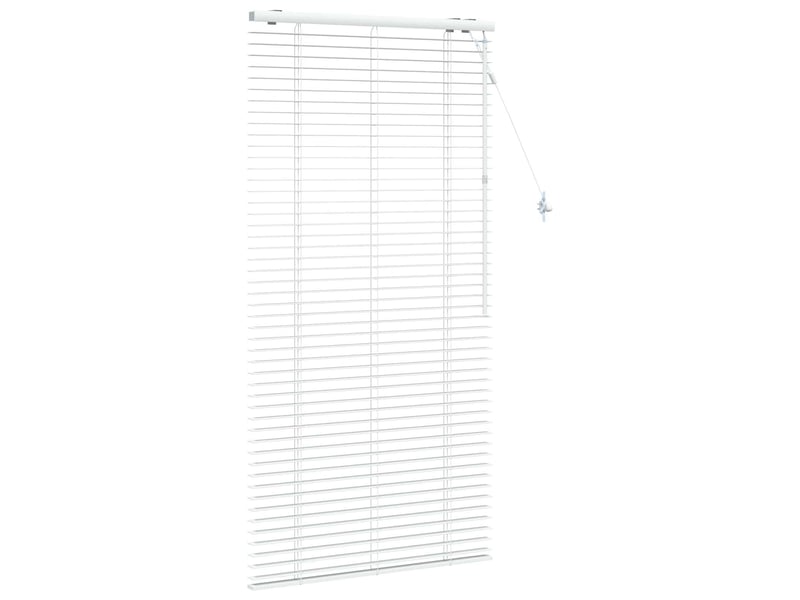  Store vénitien, store de fenêtre blanc 75 x 160 cm 35 mm bois de paulownia massif cf47823  - Conforama C