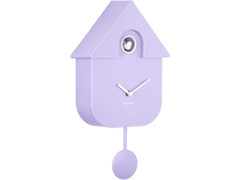  Horloge murale moderne cuckoo violet clair  - Conforama A