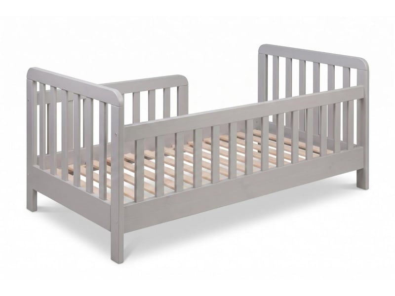  Yappyterra - lit enfant 160x80 cm - gris 4754010385904 - Conforama D
