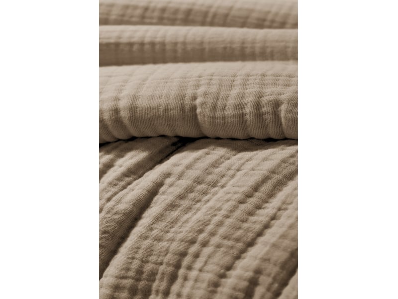  Housse de couette 240x260 cm gaze de coton iris ficelle PD25000 - Conforama D