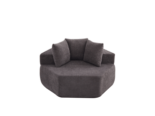 Fauteuil fixe  <strong></strong> Tissu gris