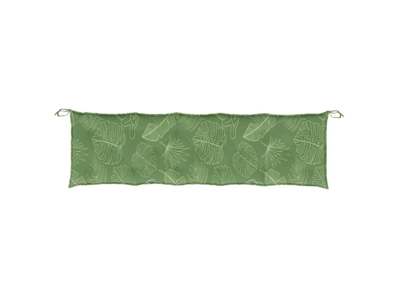  Coussin de banc de jardin, coussin d'assise motif de feuilles 180x50x7 cm cf52759  - Conforama D
