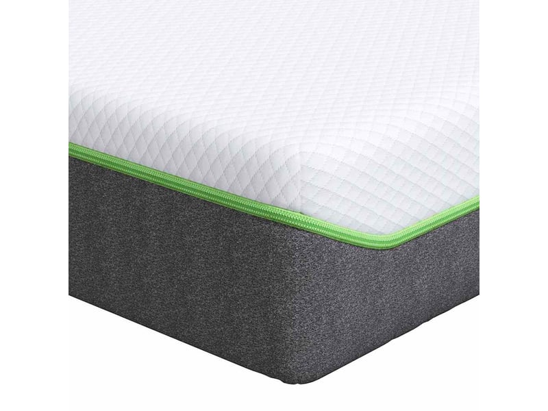 Matelas confort, matelas moyennement doux 80x160 cm blanc et gris - Conforama A