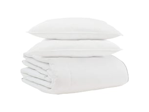 Duvet d'hiver avec oreiller 3 pièces - couette blanc plume de canard