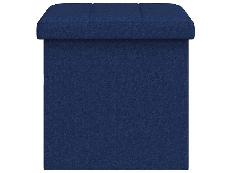  Banc chambre, banc de rangement pliable bleu 180 kg 80 l 77x38x38 cm lin  - Conforama D