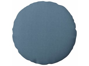 Lot de 6 housses de coussin heerlen bleu denim ø 50 cm tissu cf49596