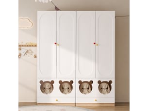Armoire 2 porte(s)    <strong>DZMDIP</strong> <strong></strong> coloris blanc largeur 50 cm