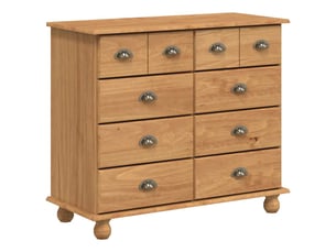 Commode 1 tiroir(s) <strong></strong> <strong></strong> coloris marron largeur 91 cm
